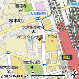 元氣七輪焼肉 牛繁 大宮西口DOM店周辺の地図