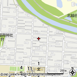 埼玉県越谷市南荻島3381-6周辺の地図