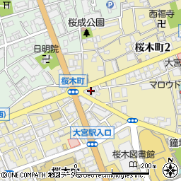 埼玉りそな銀行大宮西支店 ＡＴＭ周辺の地図