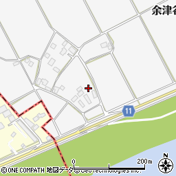 茨城県稲敷市余津谷116周辺の地図