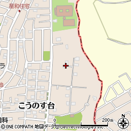 千葉県流山市こうのす台1593-56周辺の地図