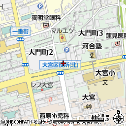 株式会社埼玉りそな銀行　大宮支店りそな大宮住宅ローンセンター周辺の地図