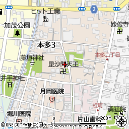 上田住設周辺の地図