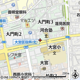 野村證券株式会社　大宮東口店周辺の地図