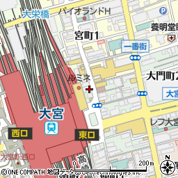ビッグエコー BIG ECHO 大宮東口駅前店周辺の地図