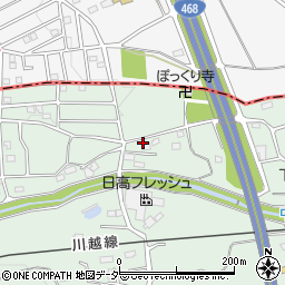 埼玉県日高市高萩2091-11周辺の地図