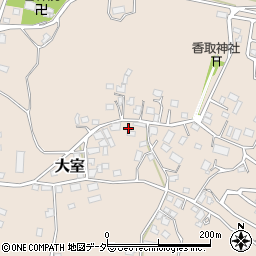 千葉県柏市大室976周辺の地図