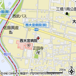 埼玉県さいたま市大宮区三橋1丁目1178周辺の地図