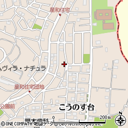 千葉県流山市こうのす台917-50周辺の地図
