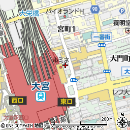 ドトール珈琲農園 大宮駅東口店周辺の地図