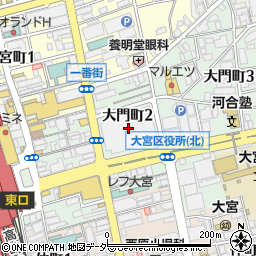 叙々苑大宮門街店周辺の地図