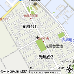 茨城県取手市光風台1丁目9-9周辺の地図