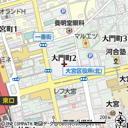 鮨政庭　門街店周辺の地図