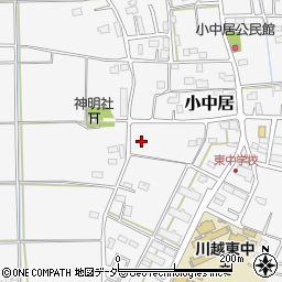埼玉県川越市小中居周辺の地図