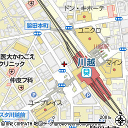 川越駅前ゆい消化器内科・内視鏡クリニック周辺の地図