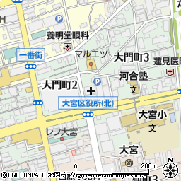 株式会社アサックス　大宮支店周辺の地図