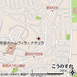 東深井8号公園周辺の地図