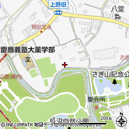 埼玉県さいたま市緑区上野田445周辺の地図