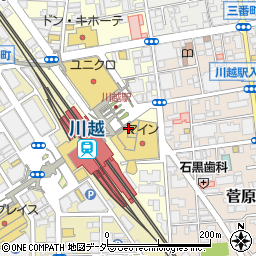 川越駅前脇田ビル川越マイン周辺の地図