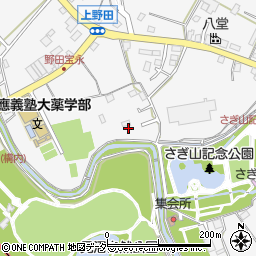 埼玉県さいたま市緑区上野田446周辺の地図
