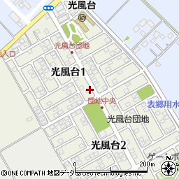 茨城県取手市光風台1丁目9-7周辺の地図