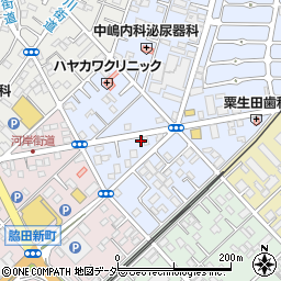 板弥米店周辺の地図