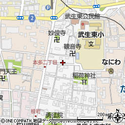坪田洋服店周辺の地図