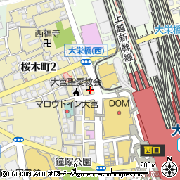 MALIKA 大宮西口店周辺の地図