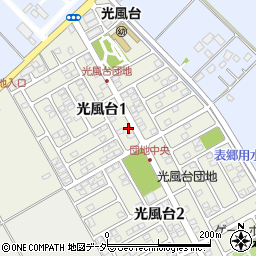茨城県取手市光風台1丁目9-6周辺の地図