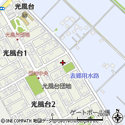茨城県取手市光風台2丁目1-3周辺の地図
