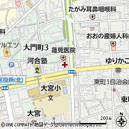 氷川参道デンタルクリニック周辺の地図