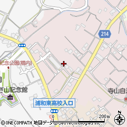 埼玉県さいたま市緑区寺山788周辺の地図
