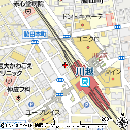 増美保育園　川越駅前分園周辺の地図