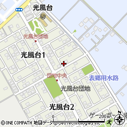 茨城県取手市光風台1丁目7-7周辺の地図