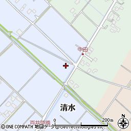 茨城県取手市清水852-2周辺の地図