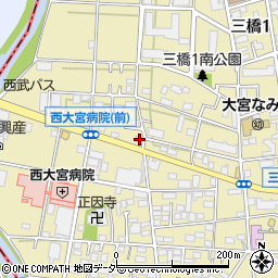 埼玉県さいたま市大宮区三橋1丁目773周辺の地図