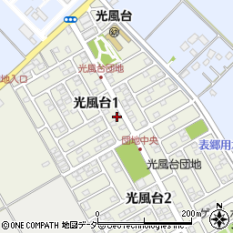 茨城県取手市光風台1丁目9-5周辺の地図