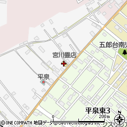 宮川畳店周辺の地図