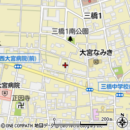埼玉県さいたま市大宮区三橋1丁目760周辺の地図