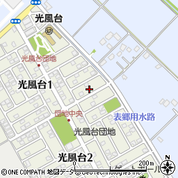 茨城県取手市光風台1丁目7-4周辺の地図