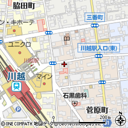 大栄パーク川越菅原町駐車場周辺の地図