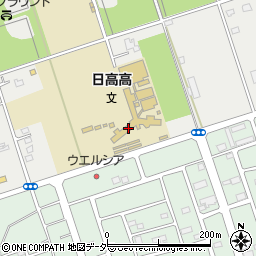 埼玉県立日高高等学校周辺の地図