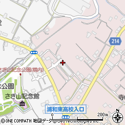 埼玉県さいたま市緑区寺山795周辺の地図