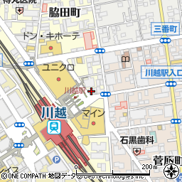 株式会社住研川越周辺の地図