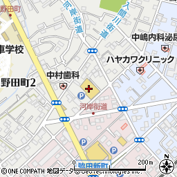 ドラッグストアコスモス川越野田店周辺の地図