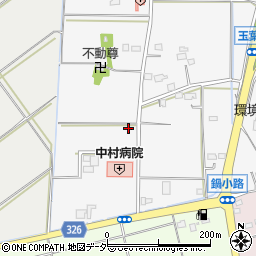 埼玉県吉川市鍋小路周辺の地図