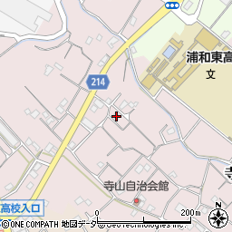 埼玉県さいたま市緑区寺山872周辺の地図
