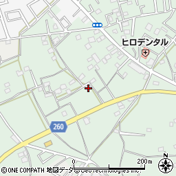 埼玉県川越市的場124-3周辺の地図