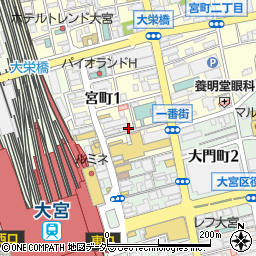 壱角家 大宮東口店周辺の地図