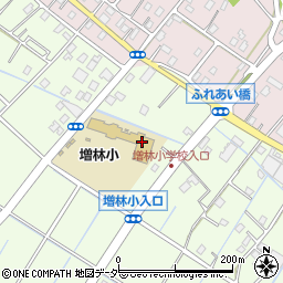 越谷市立　増林学童保育室Ｃ‐１周辺の地図